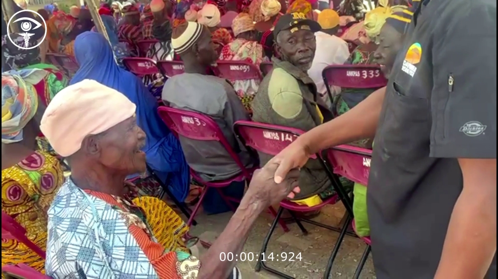 A man blind for ten years can now see again. Watch this life changing moment at Batieka Specialist Hospital.